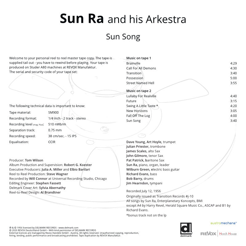 Sun Ra And His Arkestra - Sun Song
