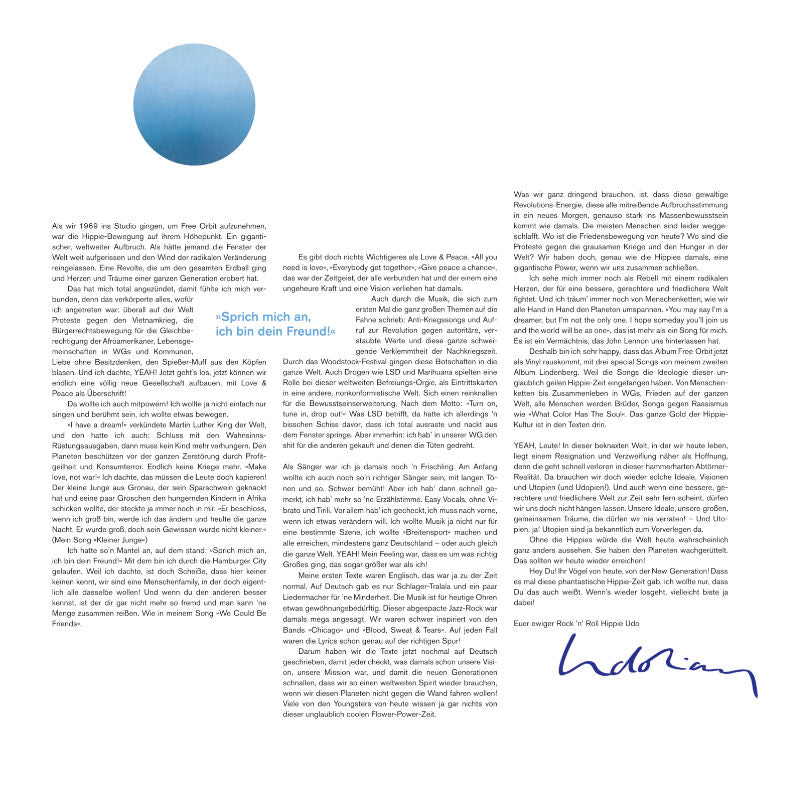 Free Orbit featuring Udo Lindenberg Inlay 2