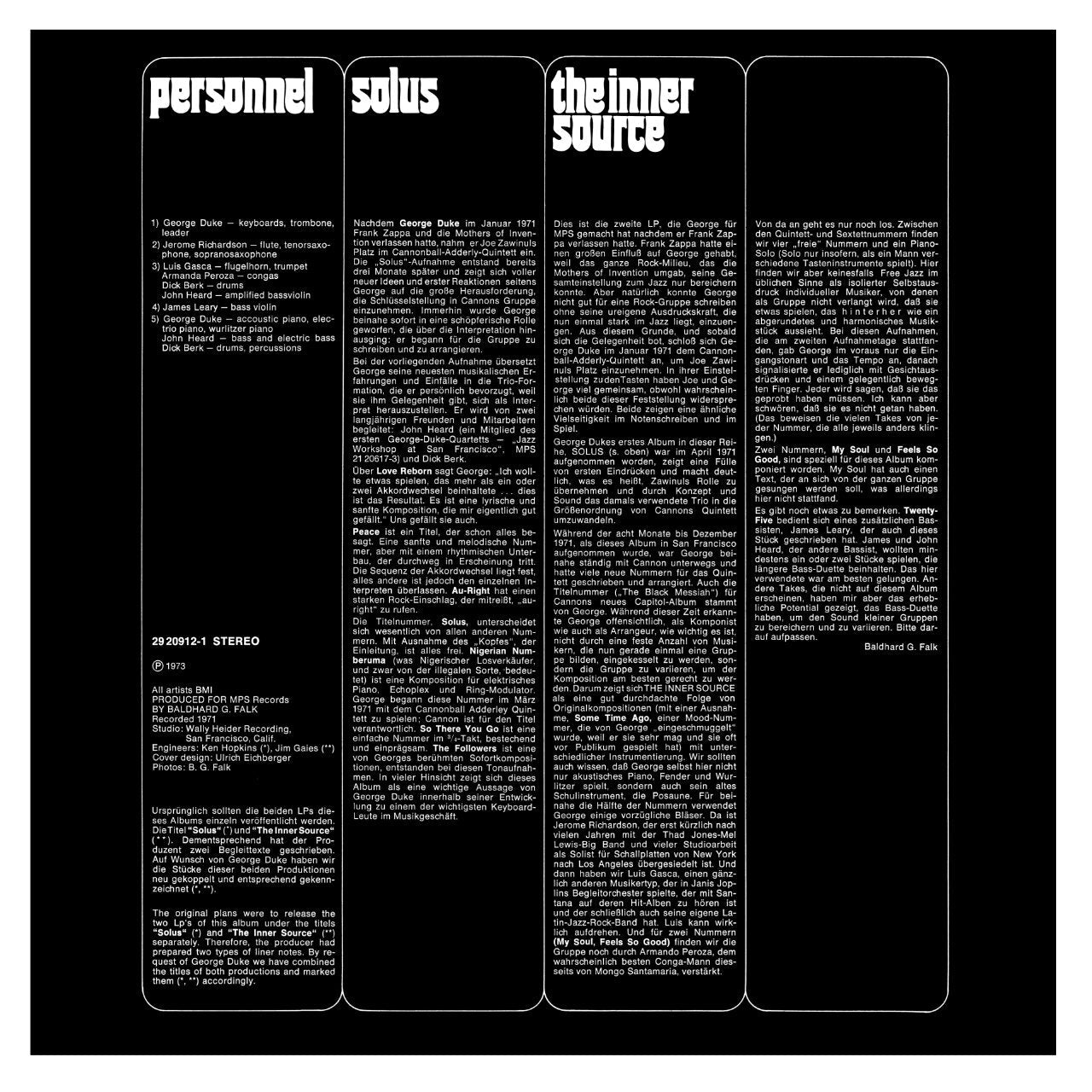 George Duke Solus Inlay 1