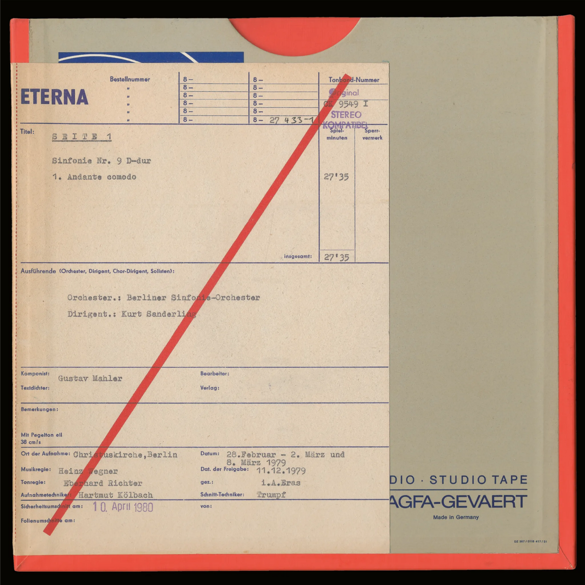 Gustav Mahler - Sinfonie Nr. 9