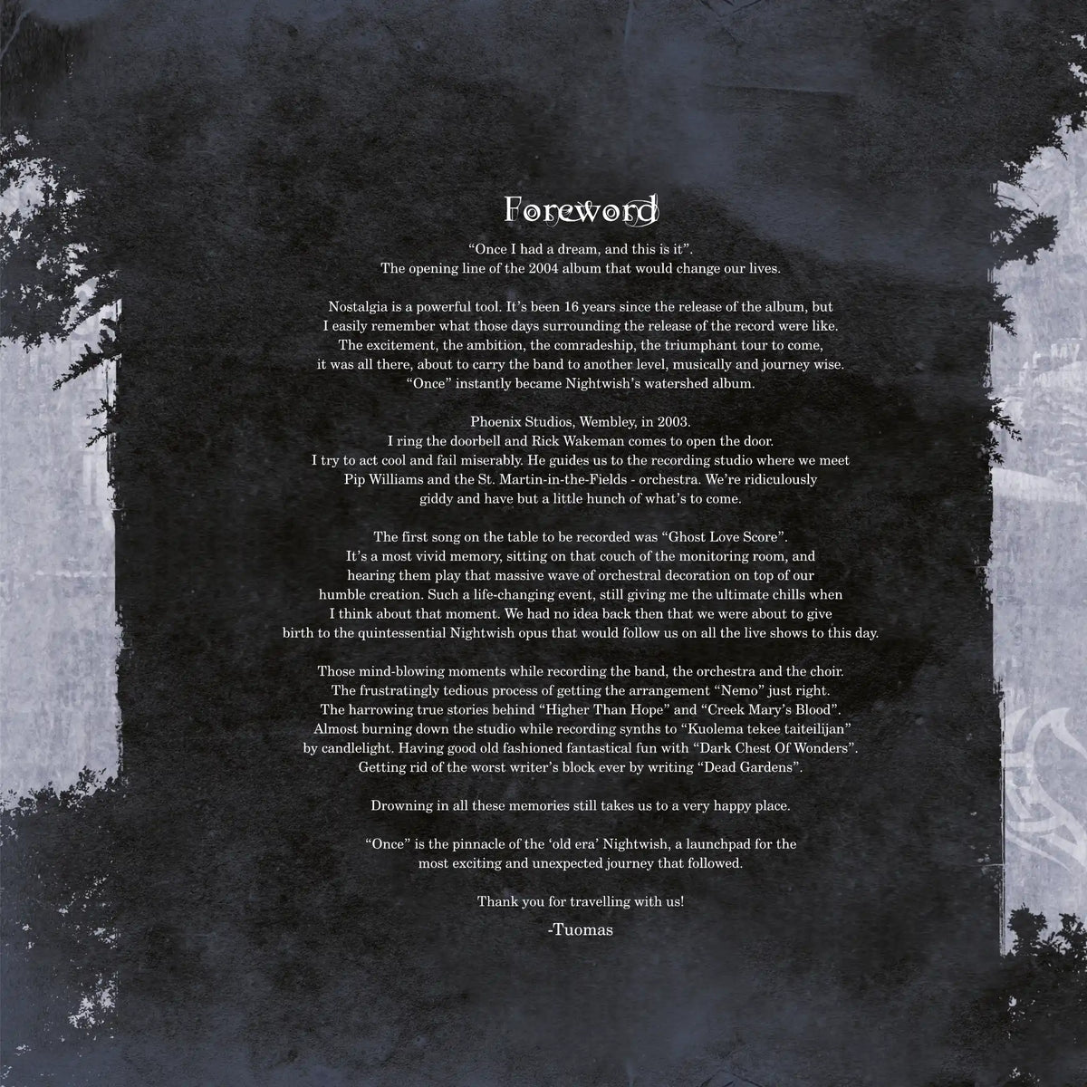 Nightwish - Once (Tonband)