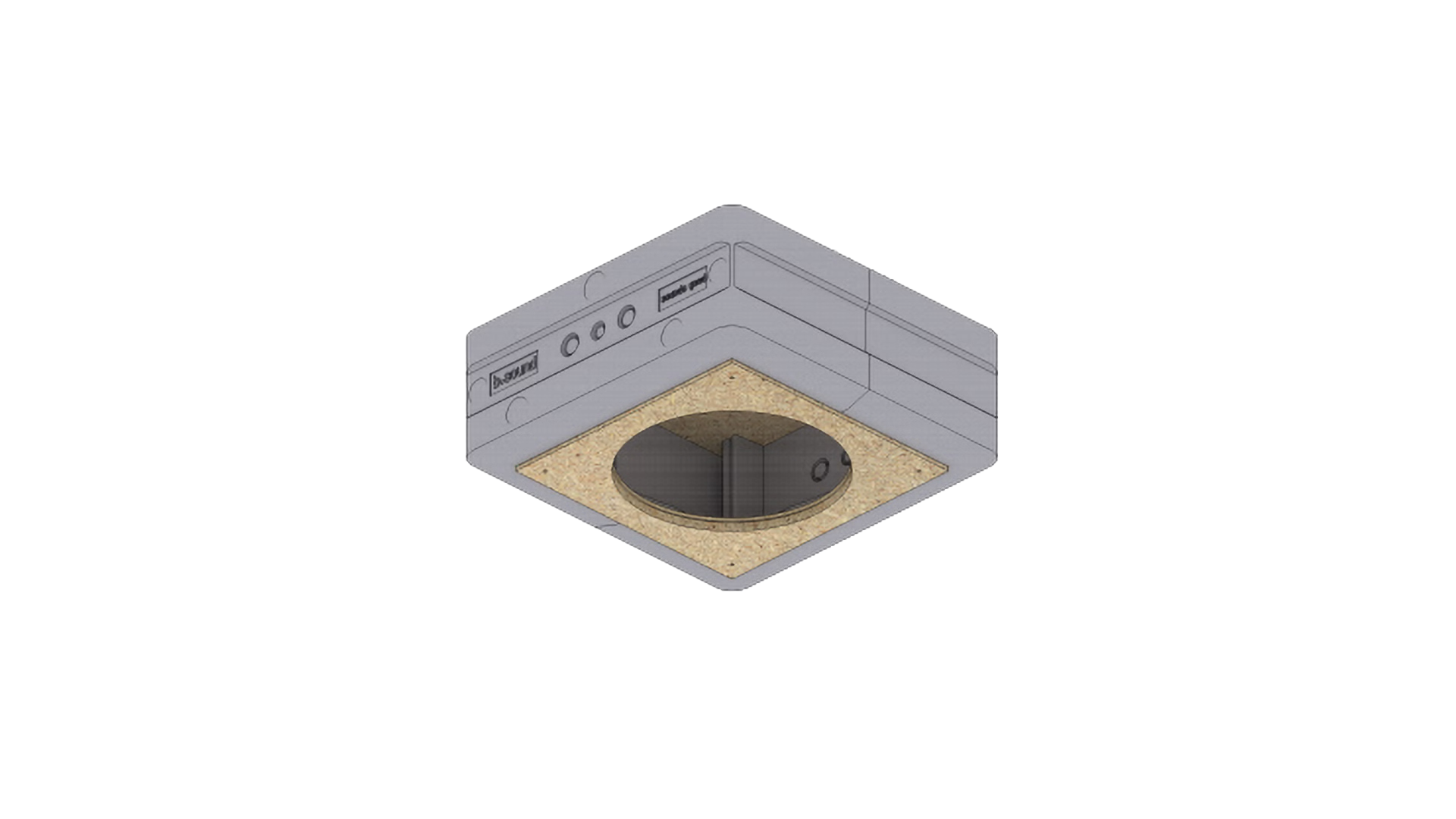 Euroboxx L - Einbaugehäuse für I82