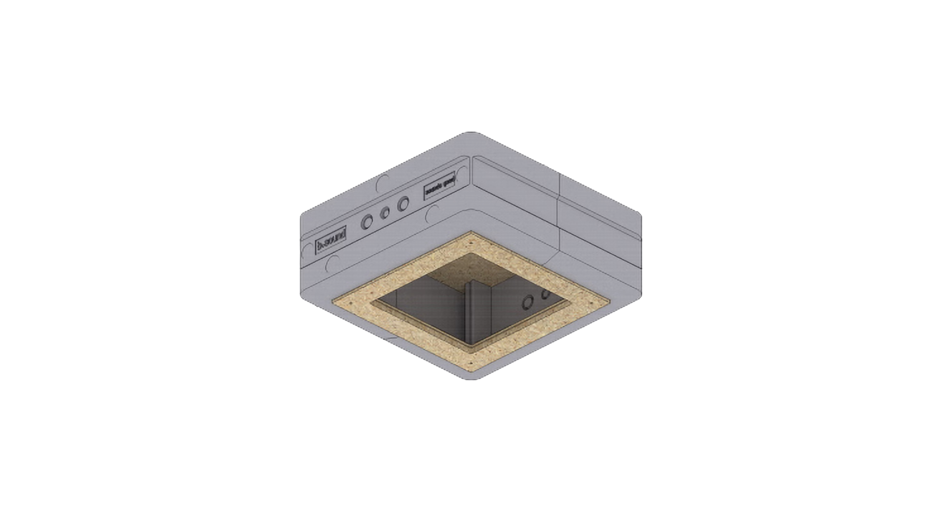 Euroboxx L - Einbaugehäuse für I82