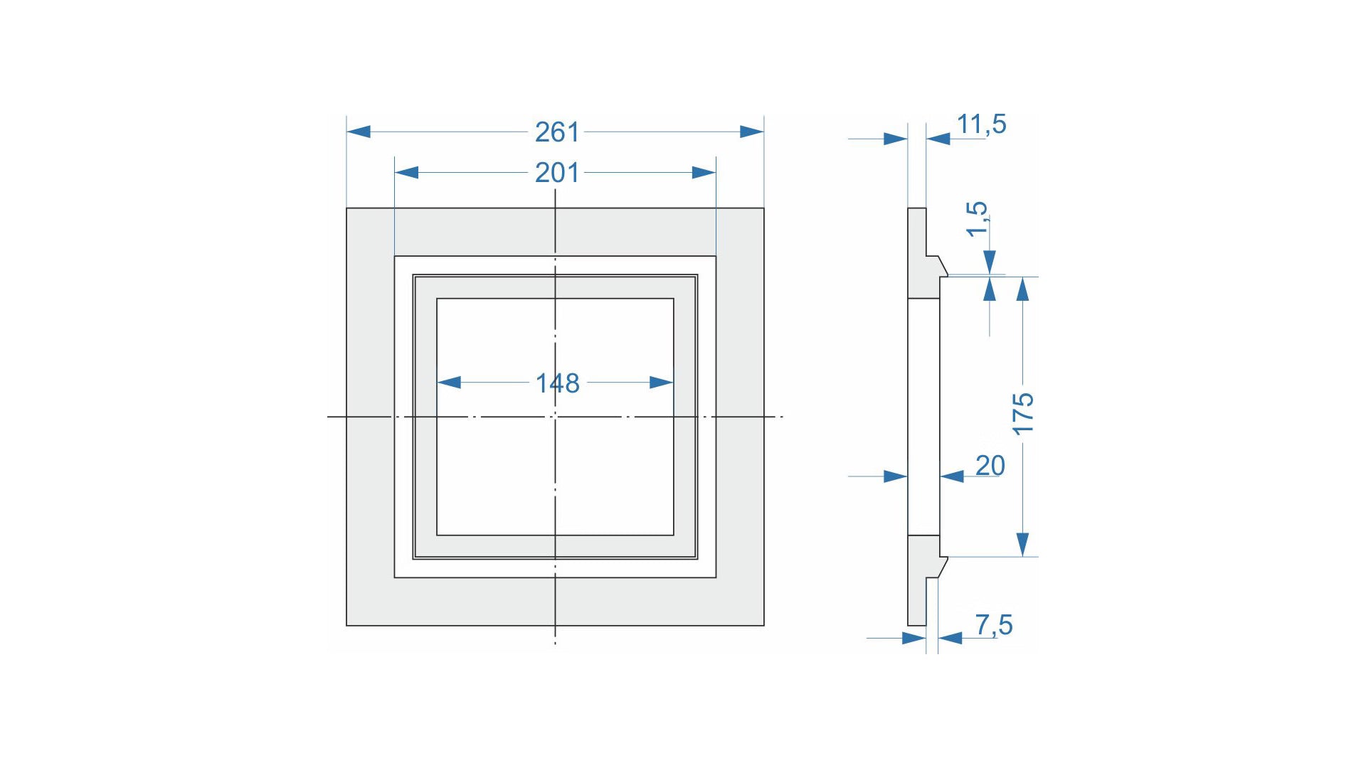 Trimless Mounting Kit - I52 Speaker