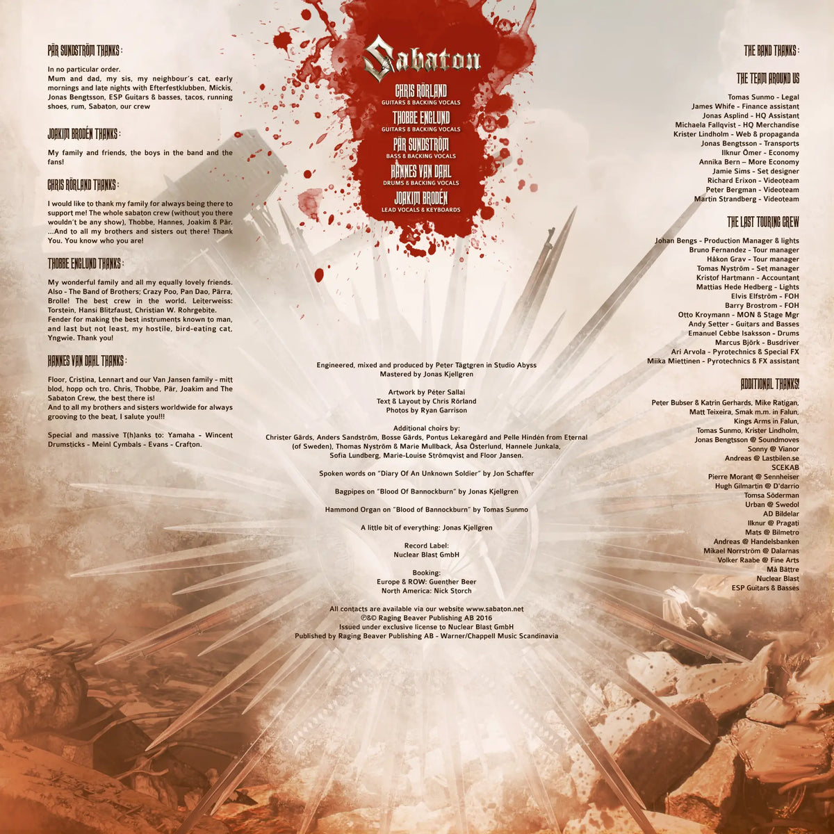 Sabaton - The Last Stand (Tonband)