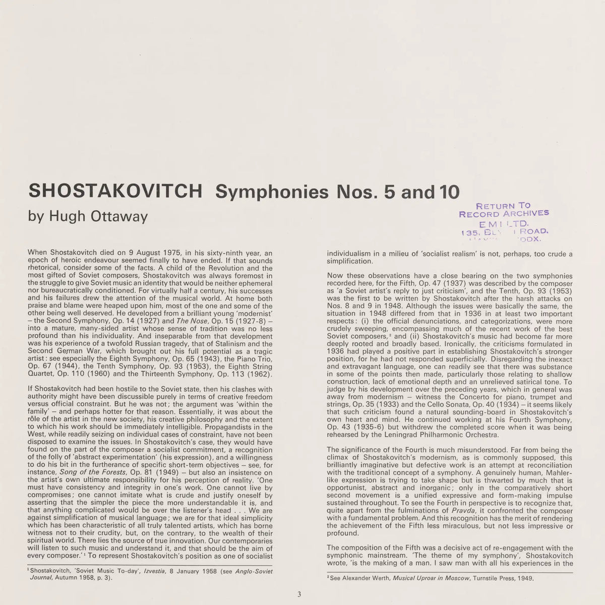 Shostakovich - 10. Sinfonie