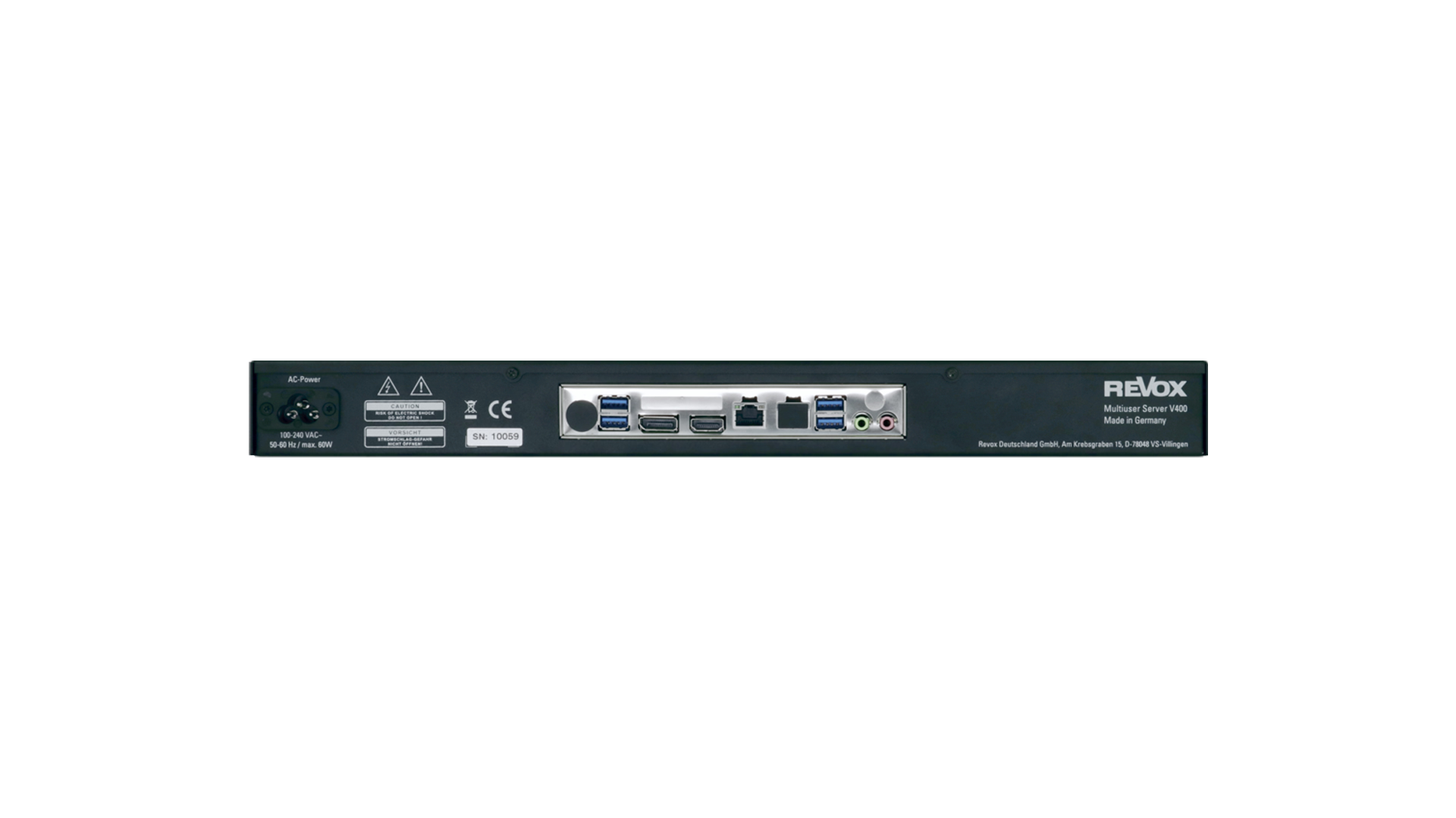 V400 Multiuser Server Black