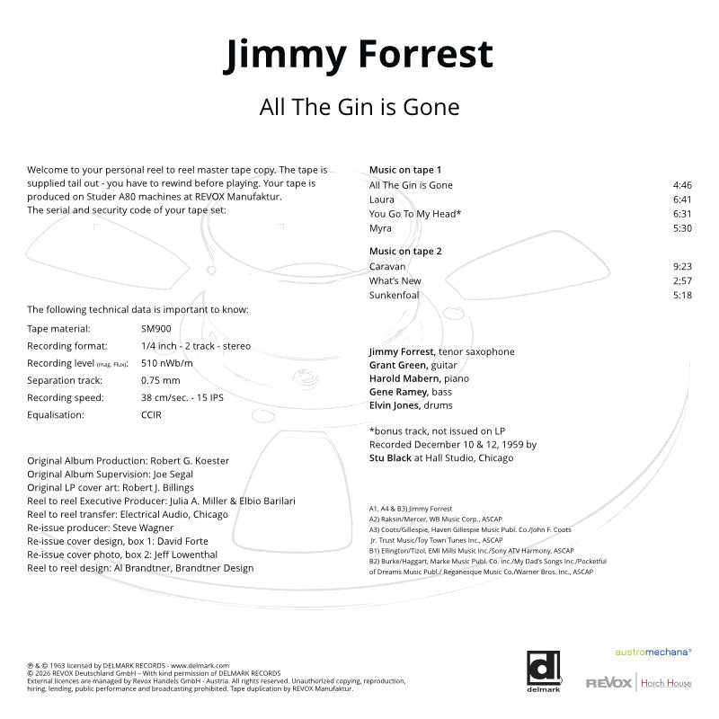 Jimmy Forrest - All The Gin Is Gone