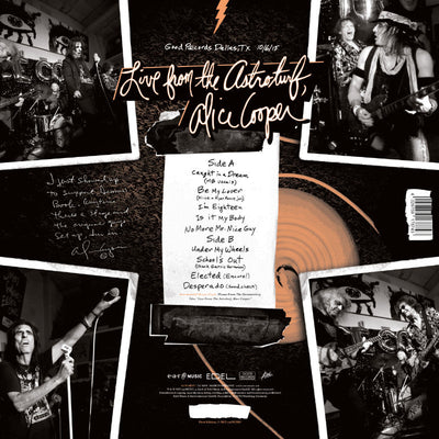 Alice Cooper Live From The Astroturf Cover Backside