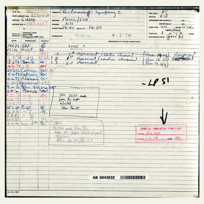 Andre Previn Rachmaninov 2nd Symphony  Original Master Tape 1