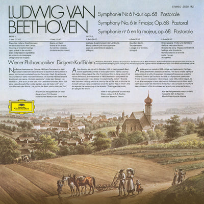 Beethoven Symphony No. 6 Cover Backside