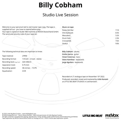 Billy Cobham Studio Live Session Credits
