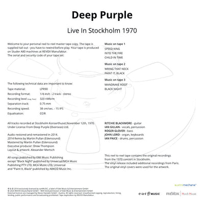 Deep Purple - Live In Stockholm 1970 (Master Tape)