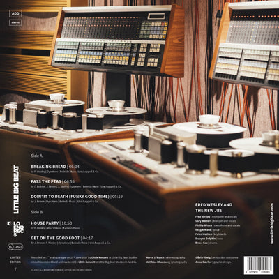 Fred Wesley Studio Live Session Cover Backside