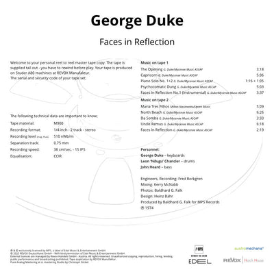 George Duke Faces In Reflection Credits