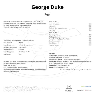 George Duke Feel Credits