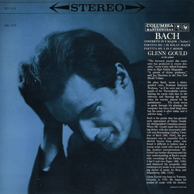 Glenn Gould Bach Italian Concerto Cover
