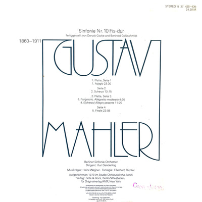 Gustav Mahler - Sinfonie Nr. 10