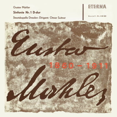 Gustav Mahler Symphony No. 1 Cover