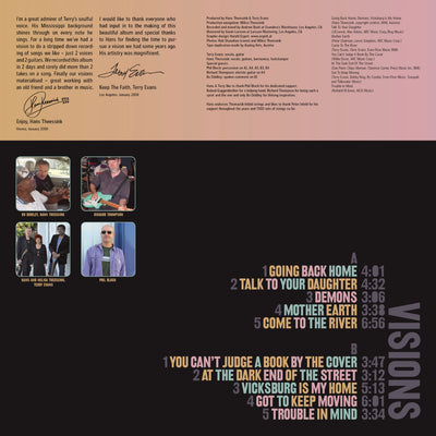 Hans Theessink And Terry Evans Visions Cover Backside