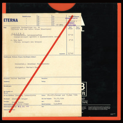 Hector Berlioz Symphonie Fantastique Original Master Tape 1