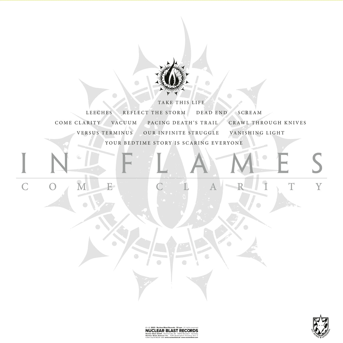 In Flames - Come Clarity (Tonband)
