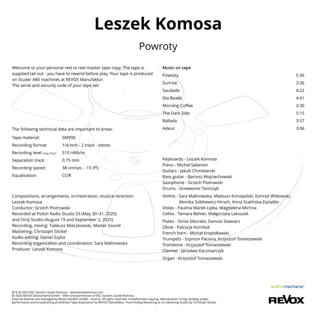 Leszek Komosa - Powroty (Tonband)