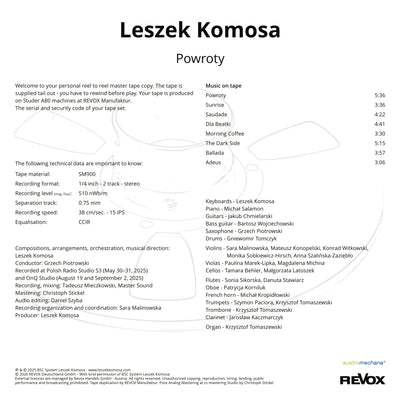 Leszek Komosa - Powroty (Tonband)