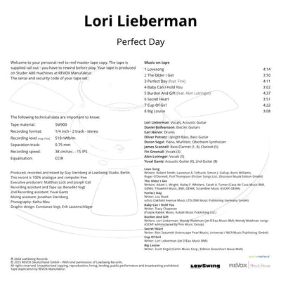 Lori Lieberman Perfect Day Credits