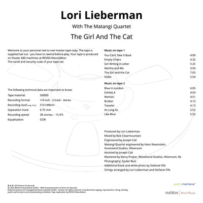 Lori Lieberman The Girl And The Cat Credits