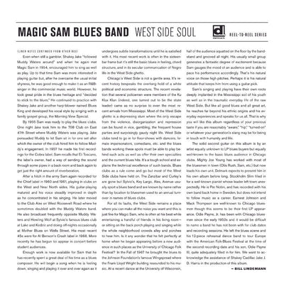 Magic Sam Blues Band - West Side Soul