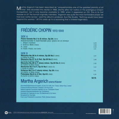 Martha Argerich Chopin Cover Backside