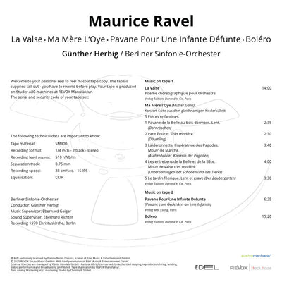 Maurice Ravel Bolero Credits
