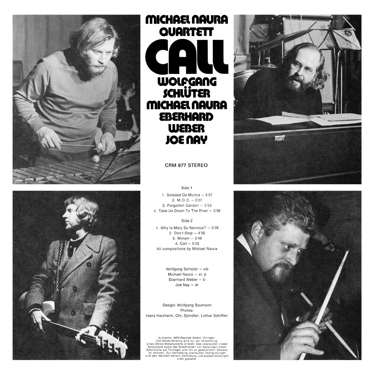 Michael Naura Quartett - Call – Revox