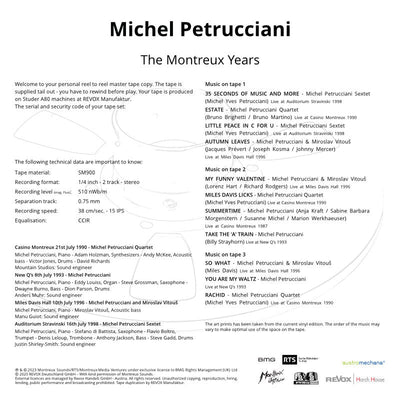 Michel Petrucciani The Montreux Years Credits