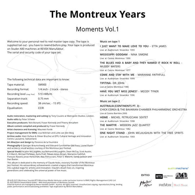 The Montreux Years Moments Vol. 1 Credits