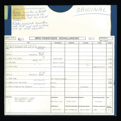 Monty Alexander Live At The Montreux Festival Original Tape