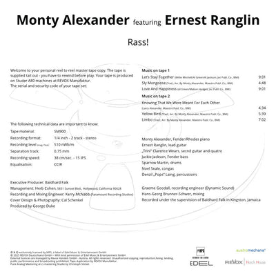 Monty Alexander featuring Ernest Ranglin Rass Credits