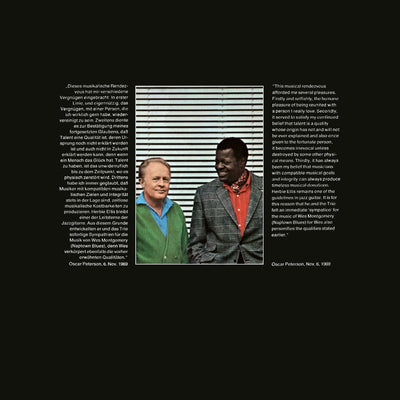 Oscar Peterson Hello Herbie Cover Backside
