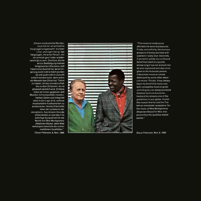 Oscar Peterson Hello Herbie Cover Backside