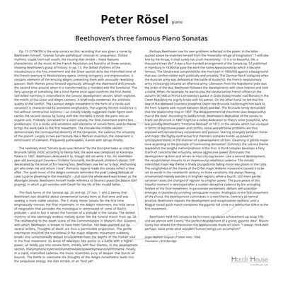 Peter Rosel Beethoven Sonatas Inlay 1