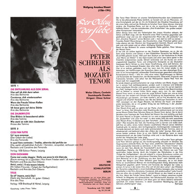 Peter Schreier Mozart Der Odem der Liebe Cover Backside