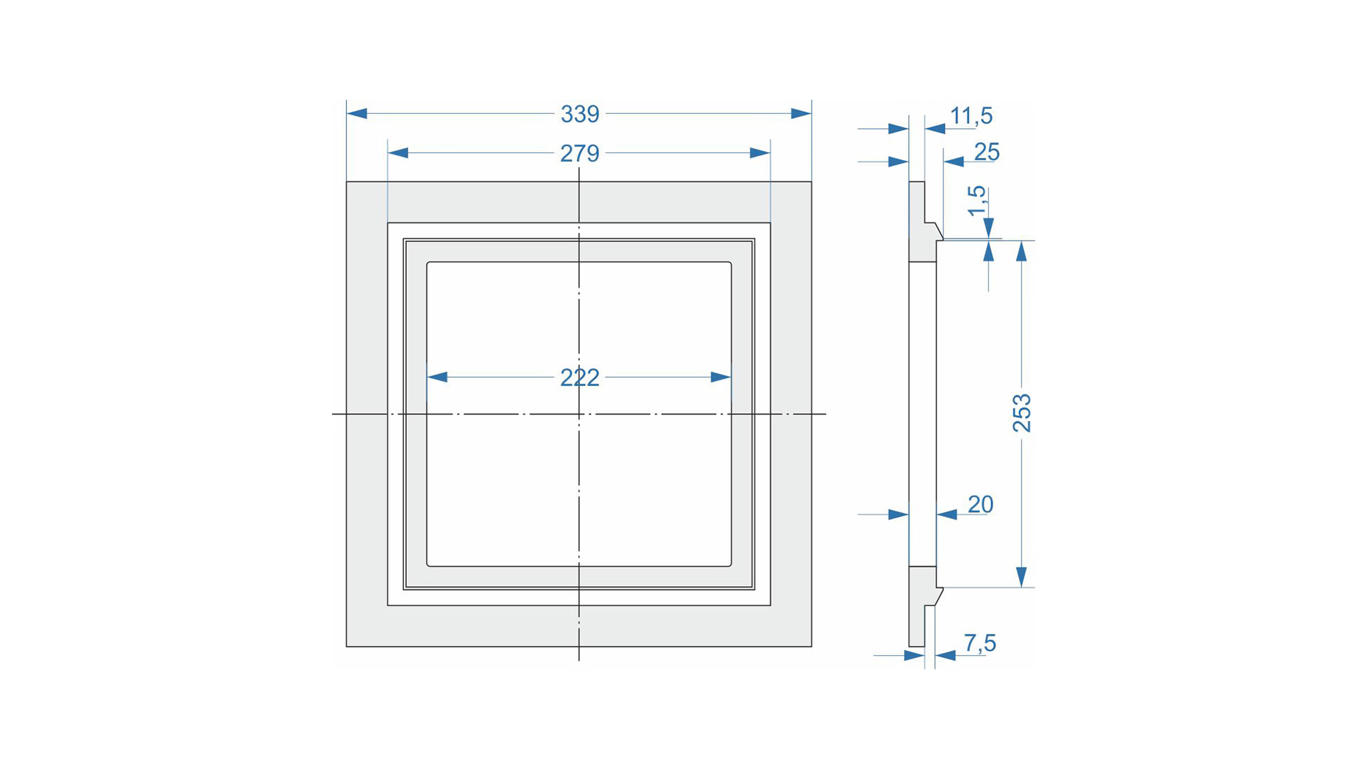 Trimless Mounting Kit - I82 Speaker