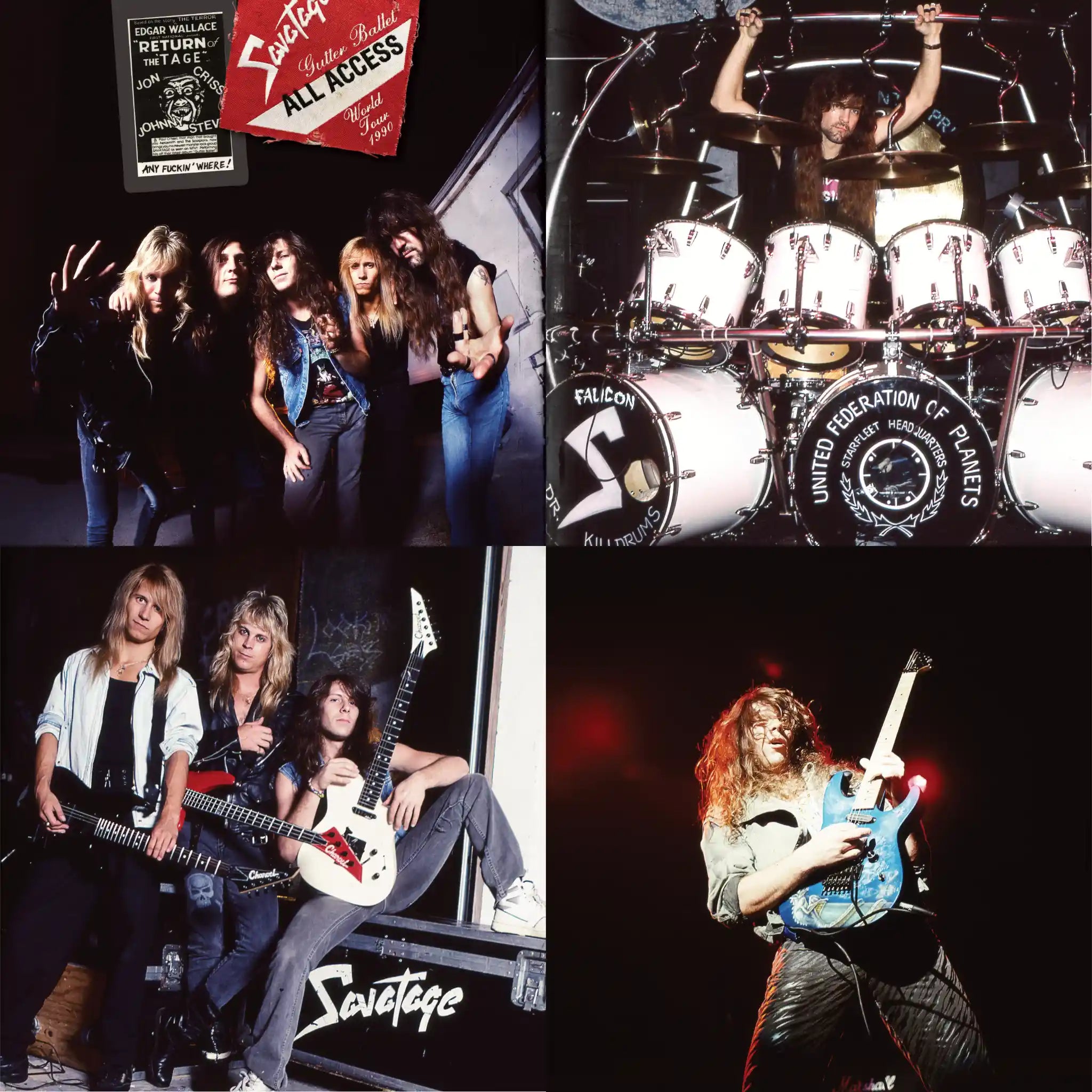 Savatage - Madness Reigns From The Gutter 1990 (Cassette)