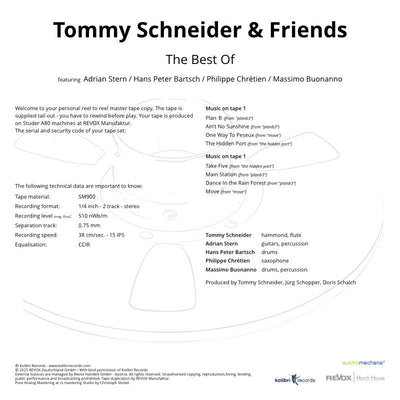 Tommy Schneider and Friends The Best Of Credits