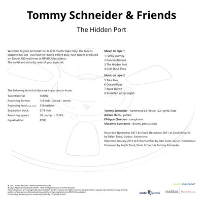 Tommy Schneider and Friends Hidden Port Credits
