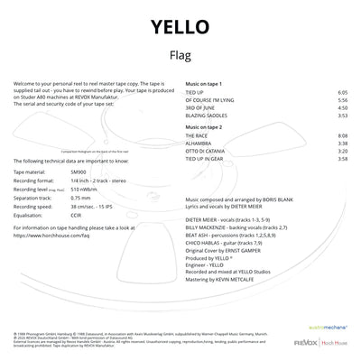 Yello - Flag