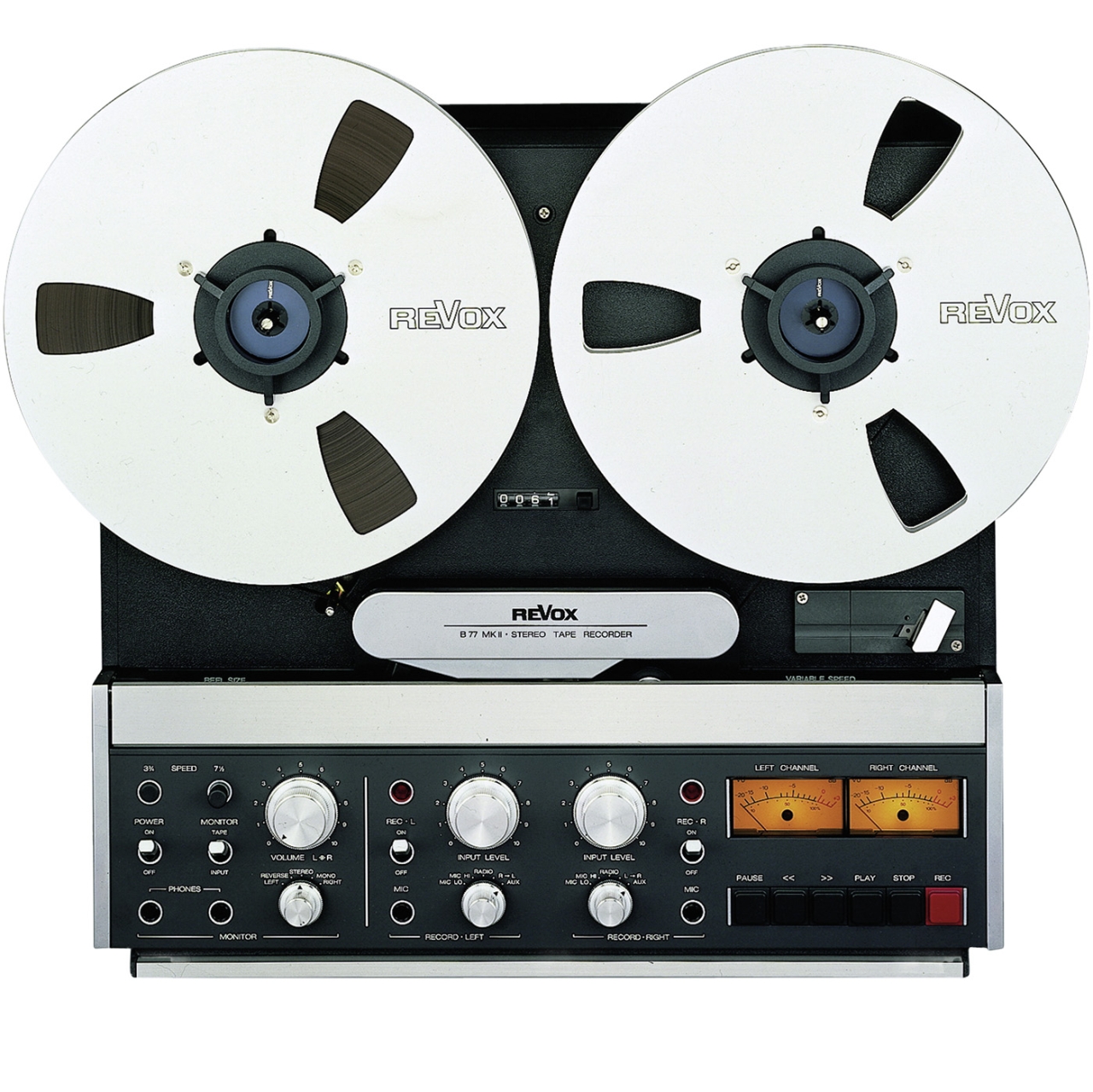 Revox B-77 MKII half track 7.5 and 15 IPS with Revox Nab Adapters Reel to  Reel For Sale - Canuck Audio Mart