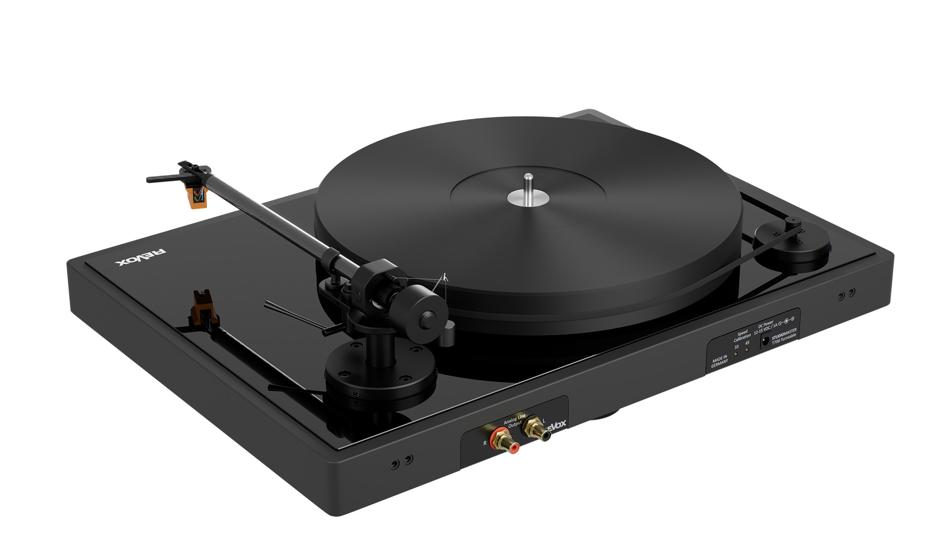 Revox STUDIOMASTER T700 Turntable black | Revox - experience true