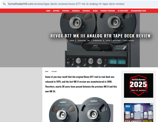 NEW review of Revox B77 MK III | Revox - experience true studio